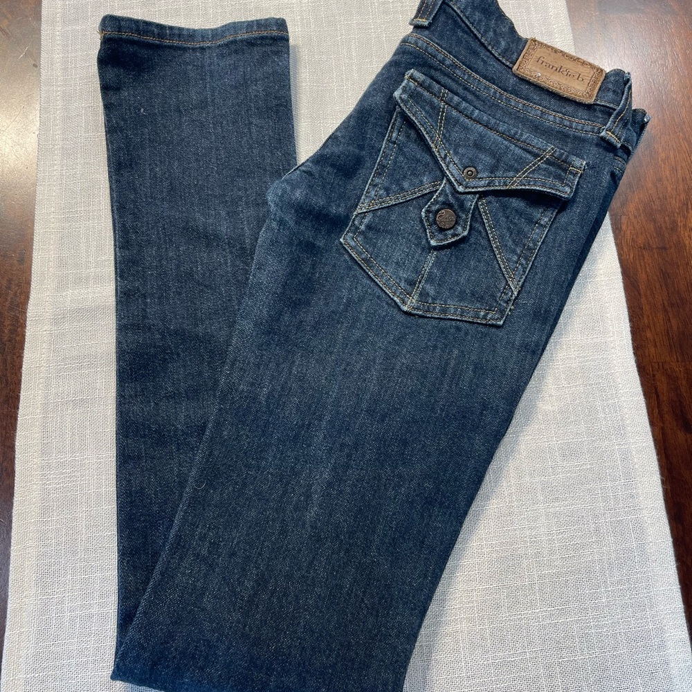 Frankie B. Dark Blue Skinny Denim Jeans